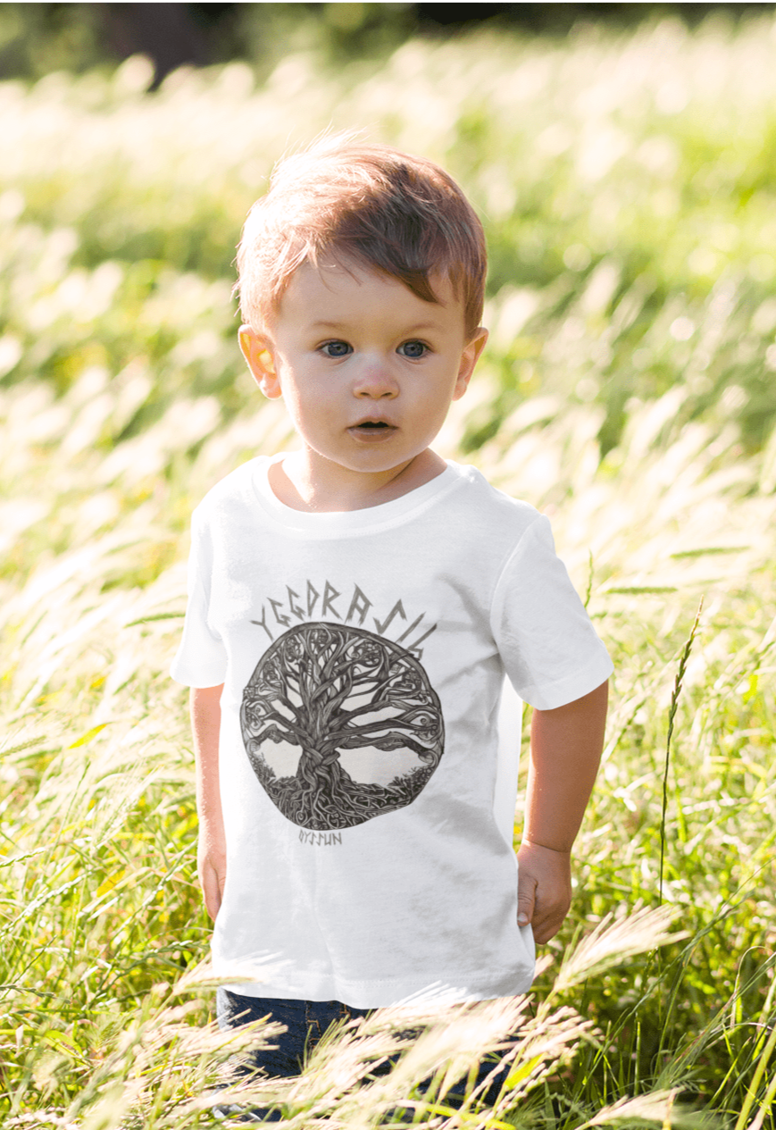 Yggdrasil - der Weltenbaum - Kids Organic Shirt - Oyssun