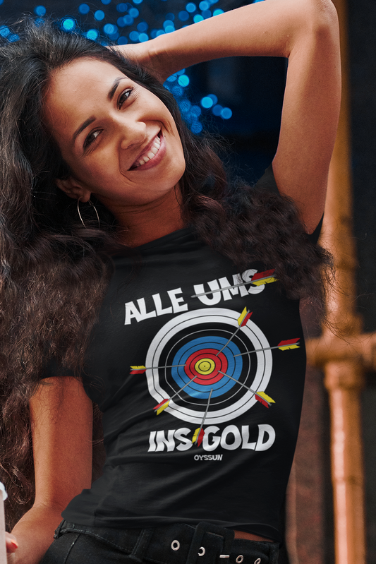 Alle (ums) ins Gold - Ladies Premium Shirt