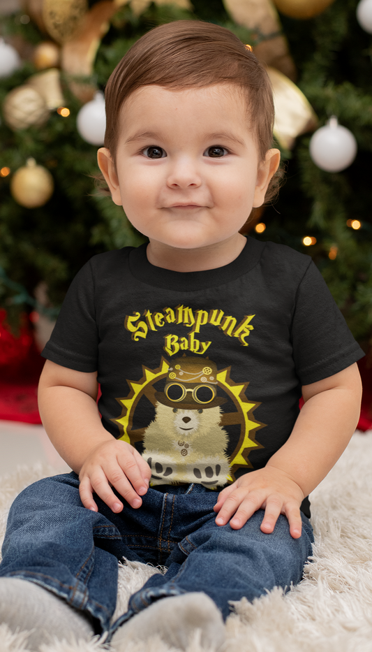 Steampunk Baby - Baby Organic Shirt - Oyssun