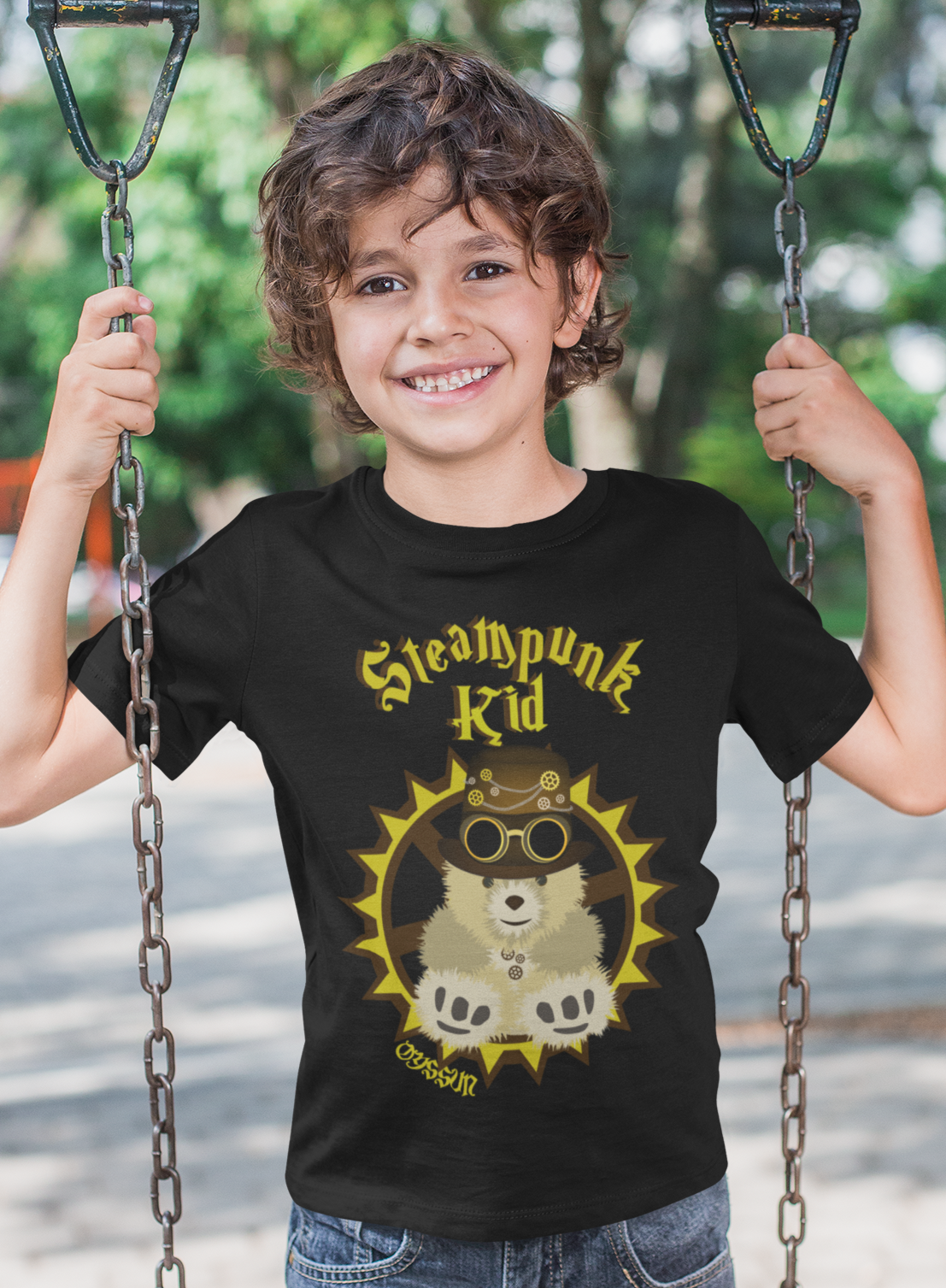 Steampunk Kid - Kids Organic Shirt 