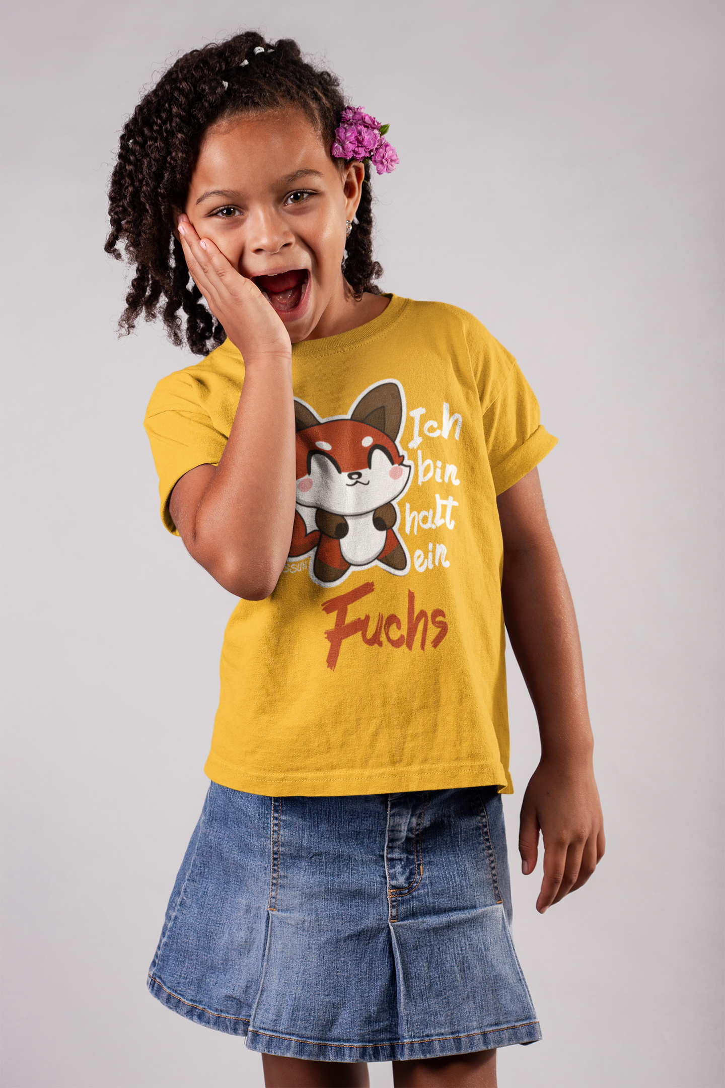 Ich bin halt ein Fuchs - Kids Premium Shirt - Oyssun