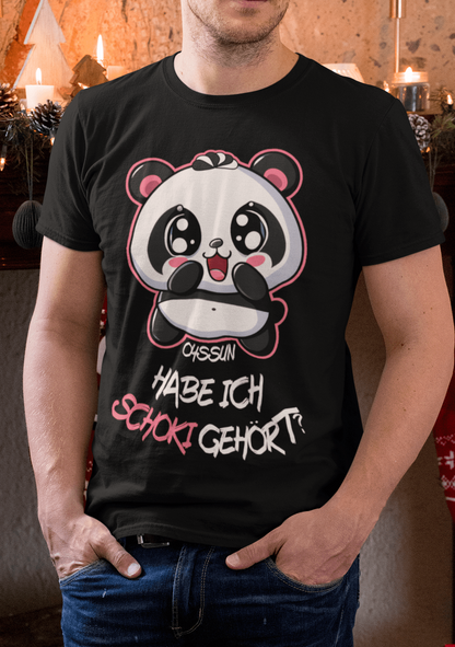 Schokipanda - Did I hear chocolate? - Organic Shirt 