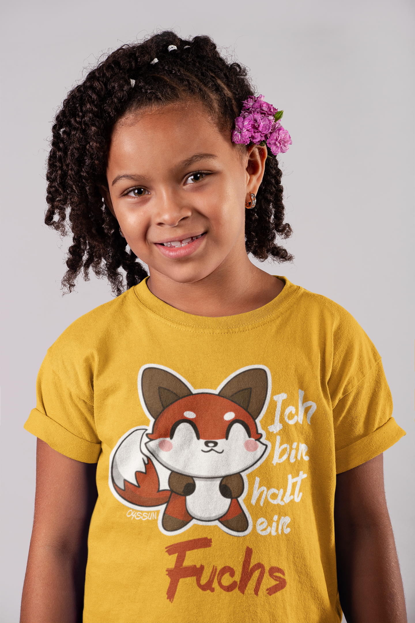 Ich bin halt ein Fuchs - Kids Premium Shirt - Oyssun