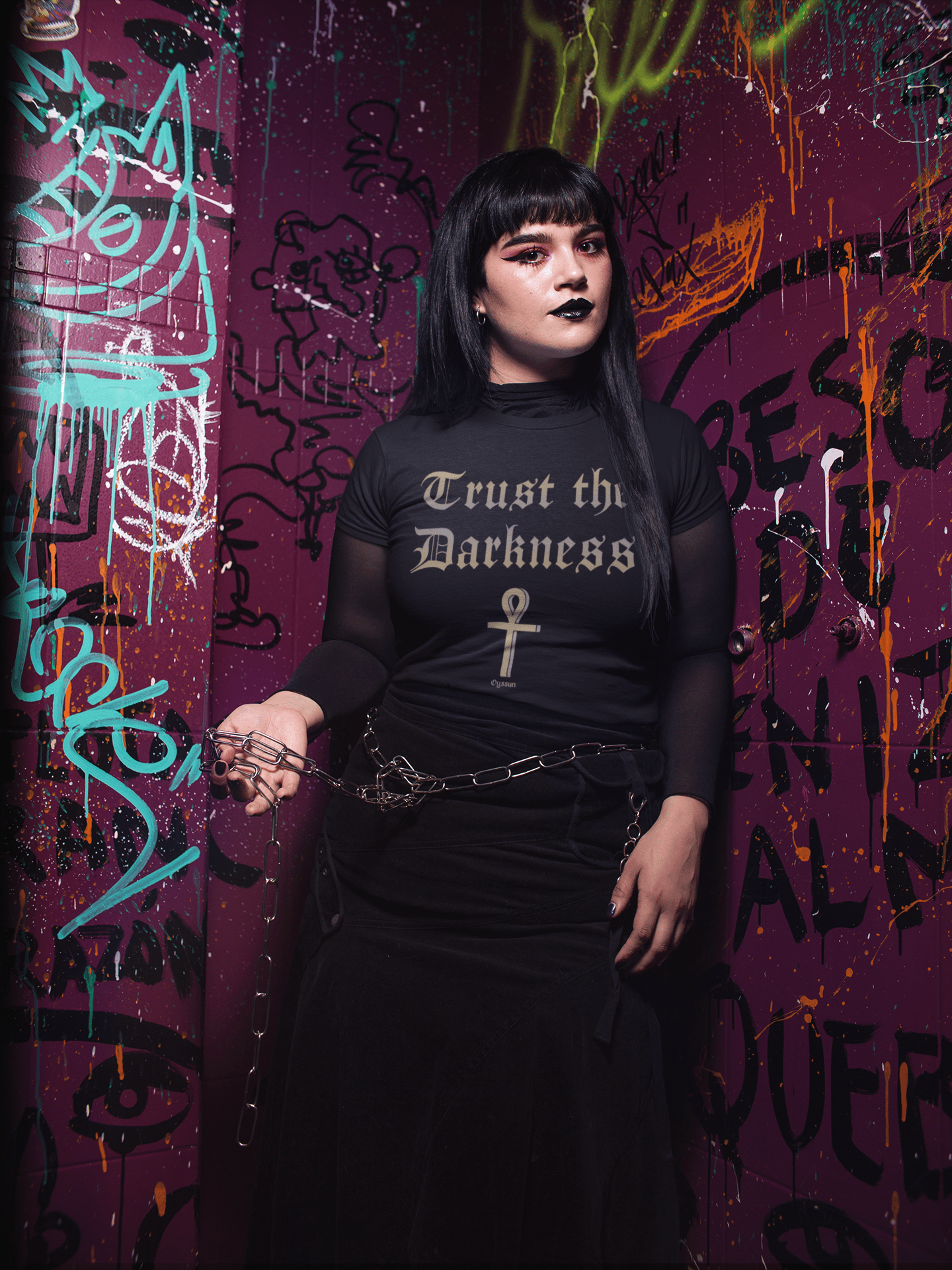 Trust the Darkness - Ladies Organic Shirt