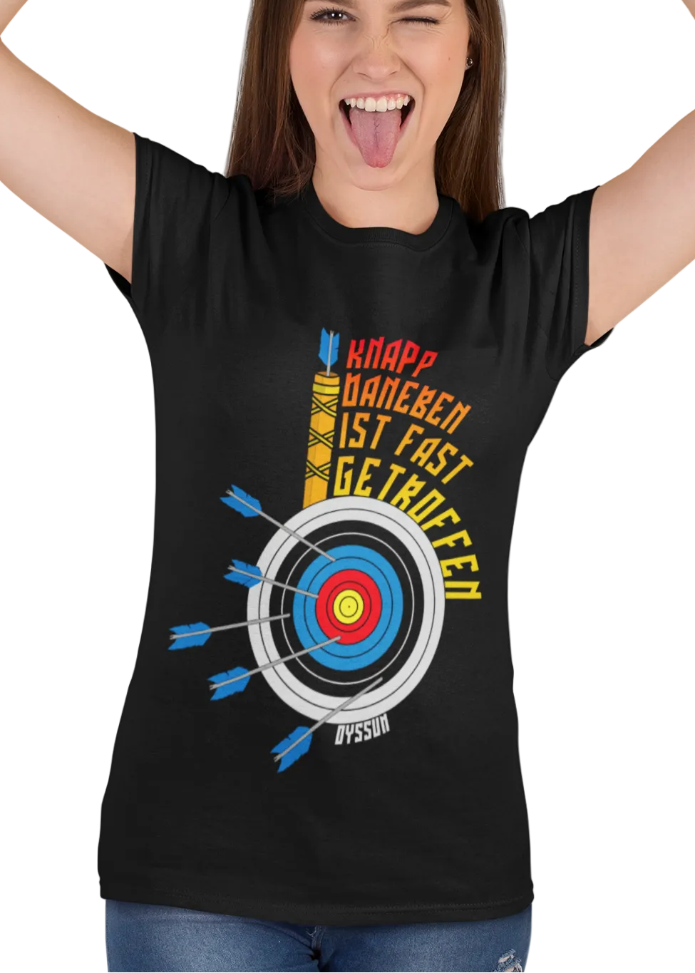 Bogenschießen - Knapp daneben - ist fast getroffen - Kids Premium Shirt