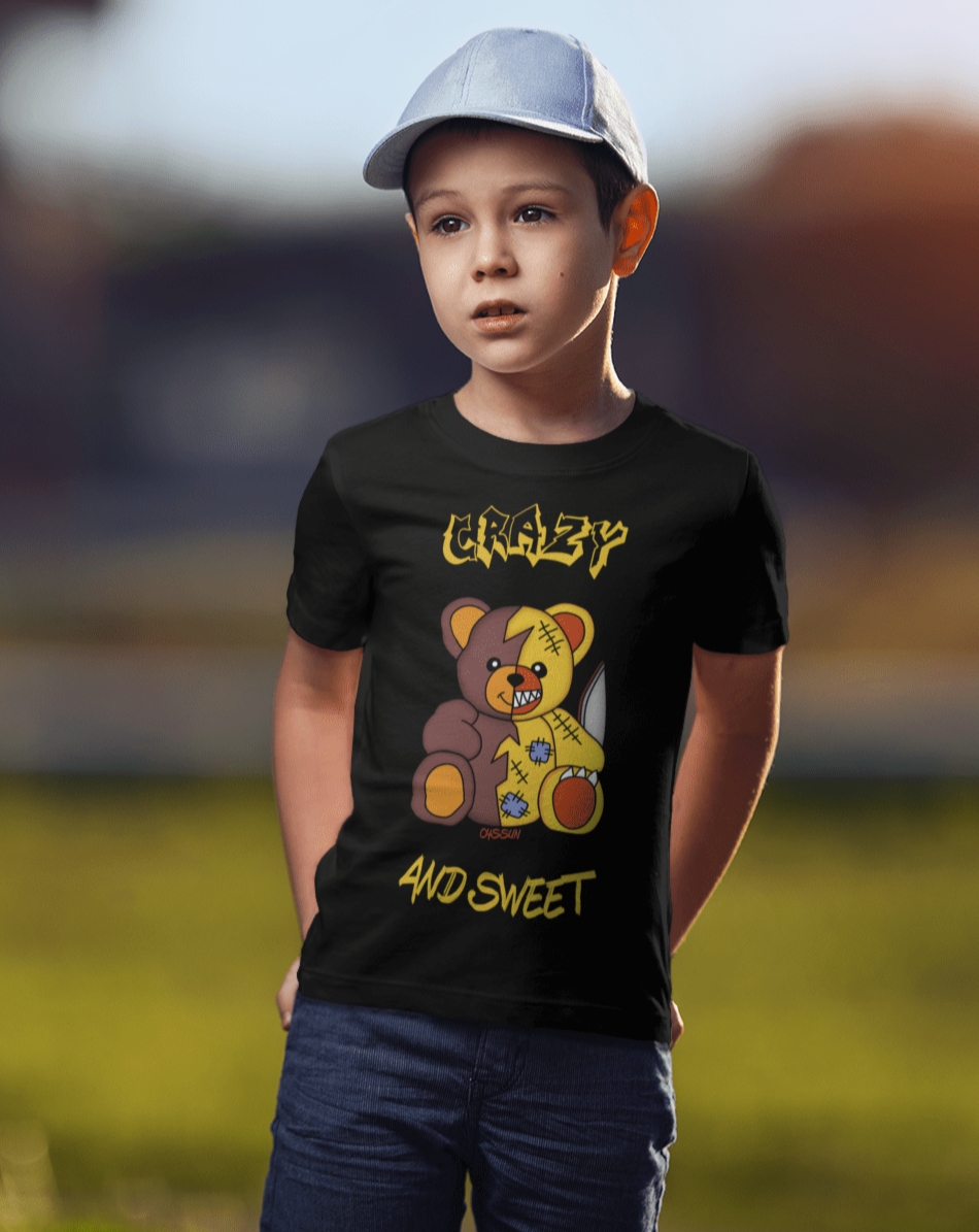 Crazy and Sweet - Bär Carl - Kids Organic Shirt - Oyssun - [Produkttyp]