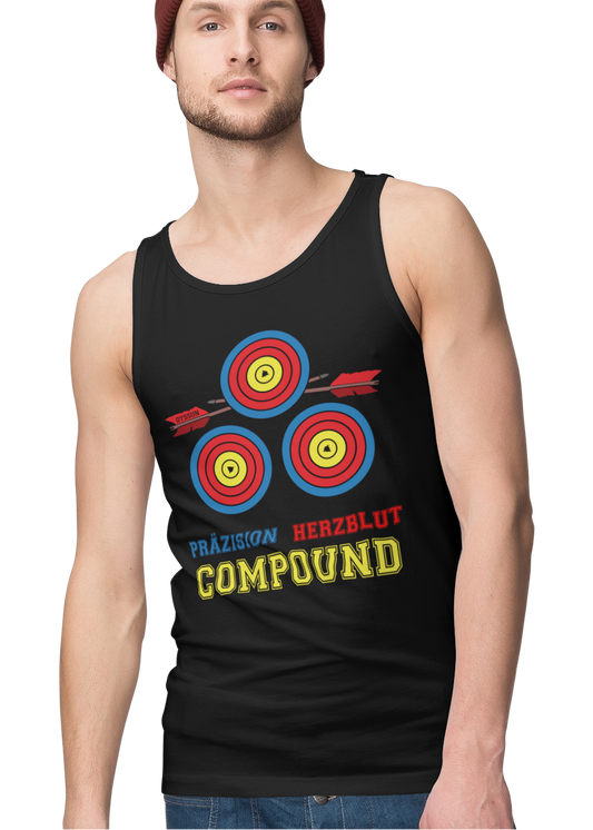 Präzision - Herzblut - Compound - Männer Tank-Top