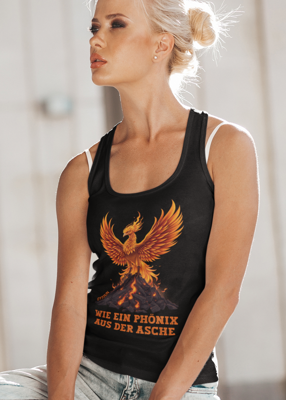 Phönix aus der Asche - Ladies Tank-Top - Oyssun