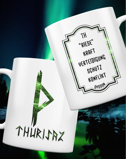 Thurisaz Rune - Tasse