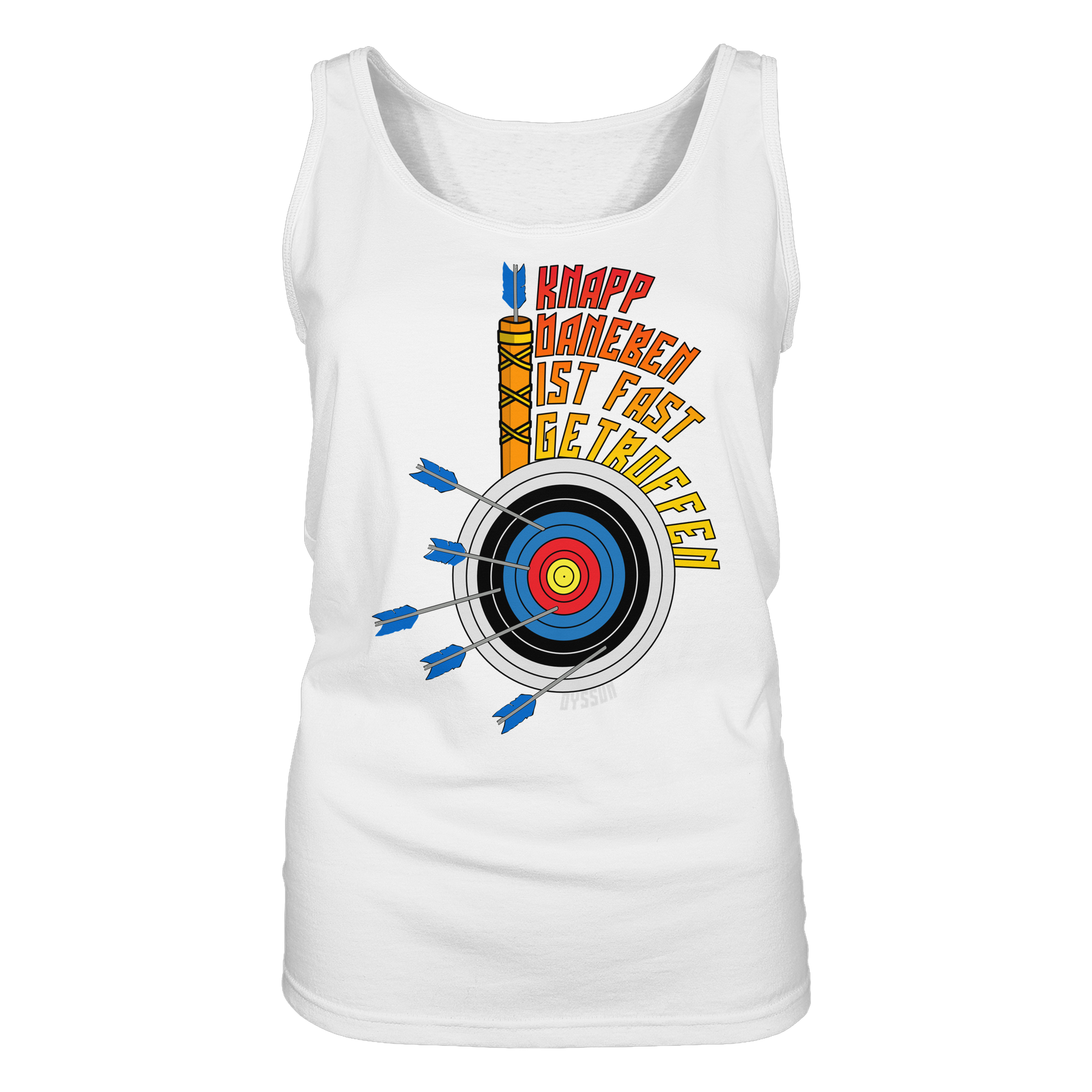 Bogenschießen - Knapp daneben - ist fast getroffen - Ladies Tank-Top - Oyssun