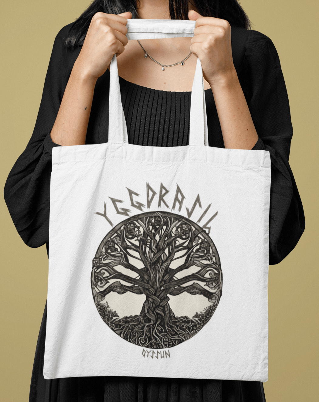 Yggdrasil - der Weltenbaum - Baumwolltasche - Oyssun