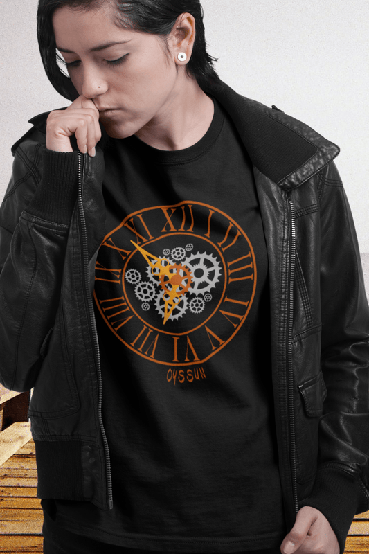 Steampunk Uhr - Ladies Organic Shirt