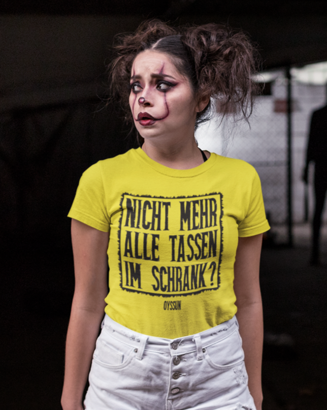 Nicht mehr alle Tassen im Schrank? - Ladies Premium Shirt - Oyssun