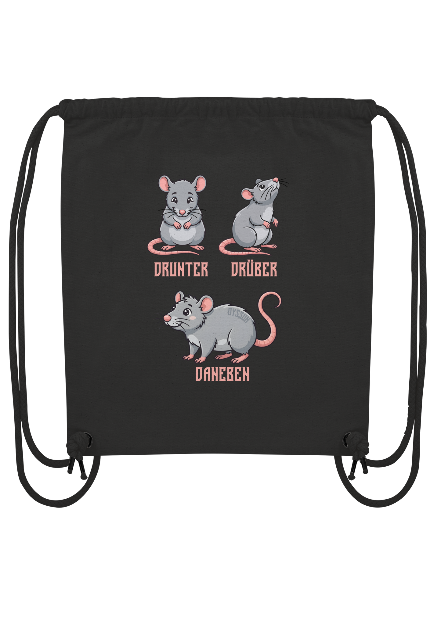 Drunter Drüber Daneben - Organic Gym-Bag