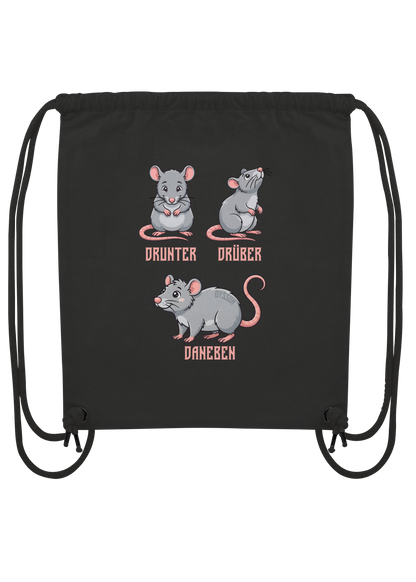 Drunter Drüber Daneben - Organic Gym-Bag
