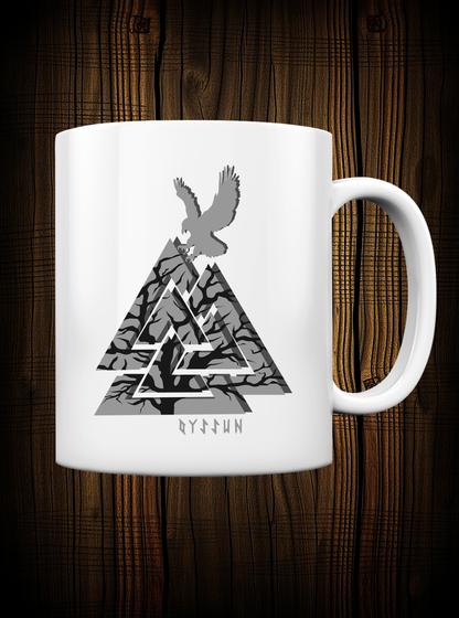 Valknut Tasse - Tasse (In 3 Farben) - Oyssun