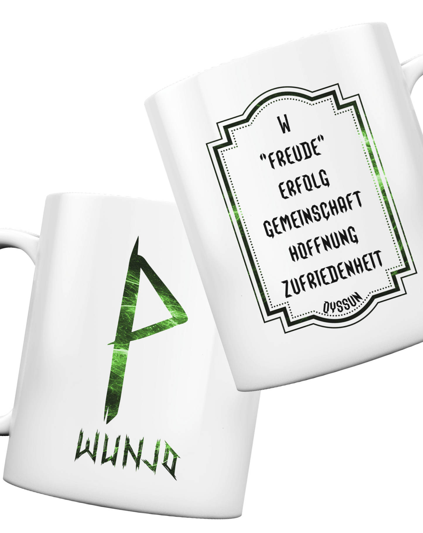 Wunjo Rune - Tasse