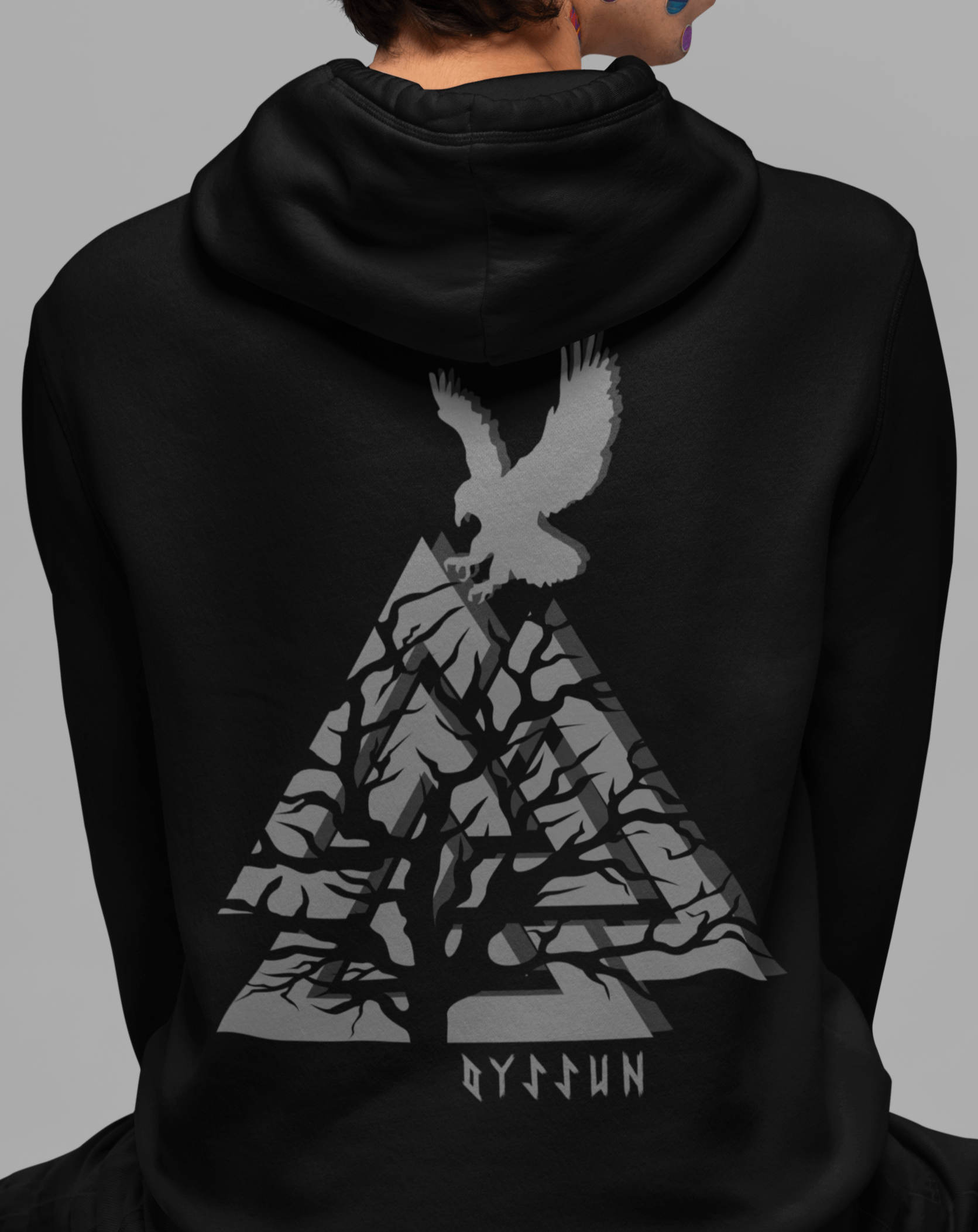 Valknut  - Organic Zipper - Oyssun