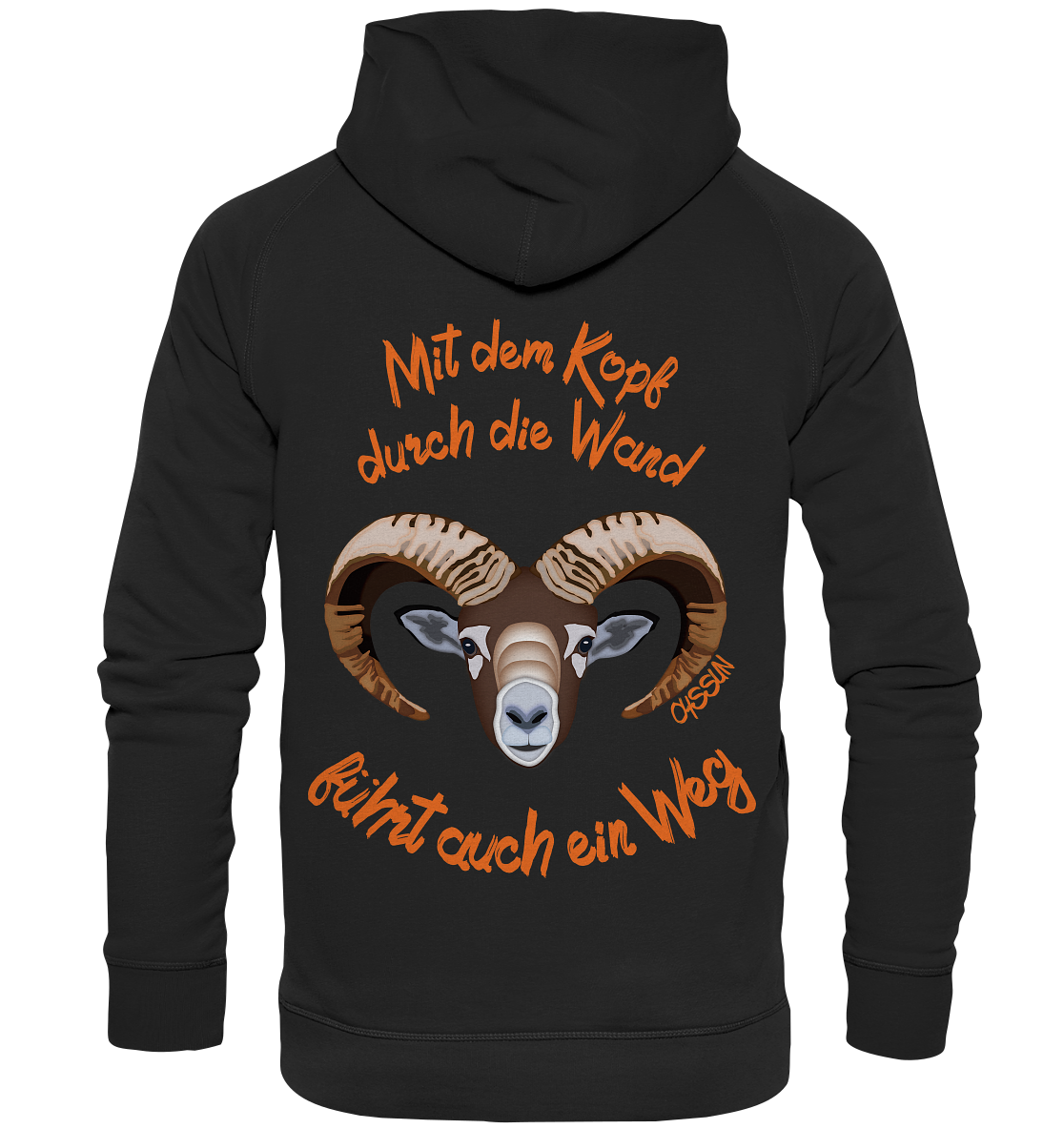 With your head through the wall - there is also a way - Kids Premium Hoodie