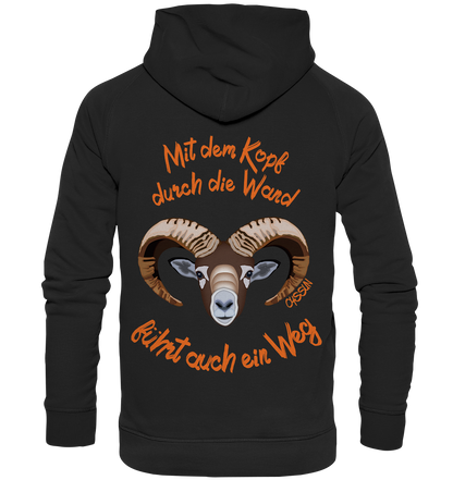 With your head through the wall - there is also a way - Kids Premium Hoodie