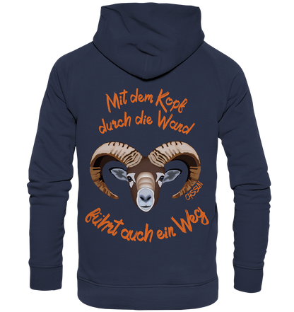 With your head through the wall - there is also a way - Kids Premium Hoodie