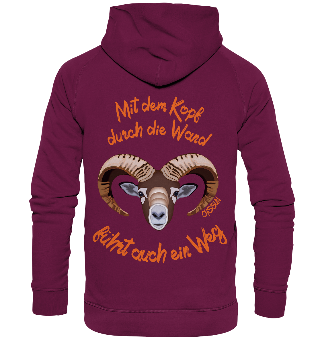 With your head through the wall - there is also a way - Kids Premium Hoodie