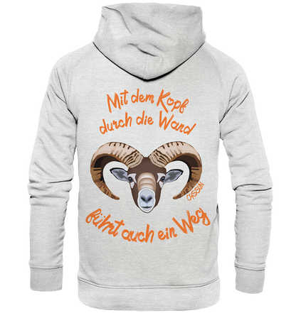 With your head through the wall - there is also a way - Kids Premium Hoodie