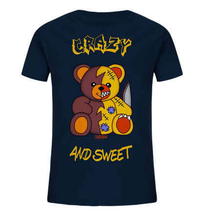 Crazy and Sweet - Bear Carl - Kids Organic Shirt