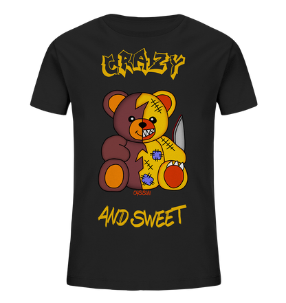 Crazy and Sweet - Bear Carl - Kids Organic Shirt