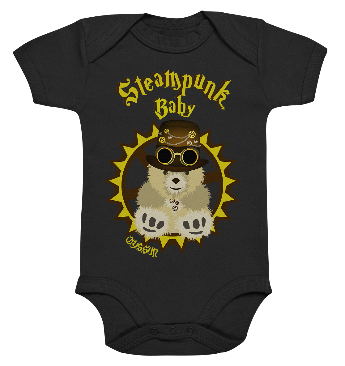 Steampunk Baby - Organic Baby Bodysuite