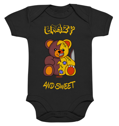 Crazy and Sweet - Bär Carl - Organic Baby Bodysuite