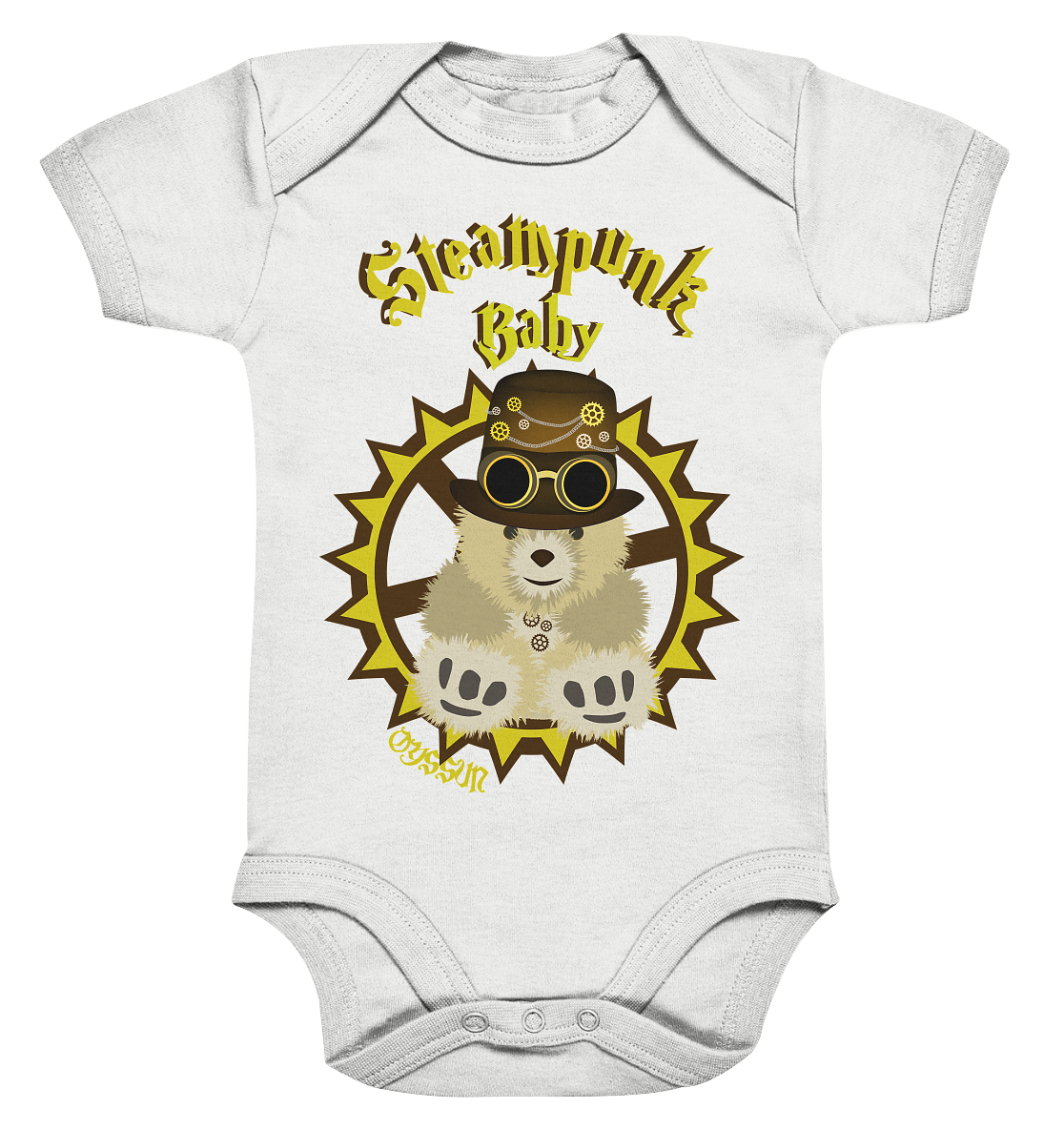 Steampunk Baby - Organic Baby Bodysuite