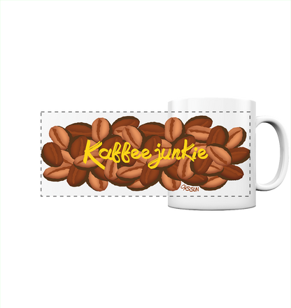 Kaffeejunkie - Panorama Mug (In 5 Colors)