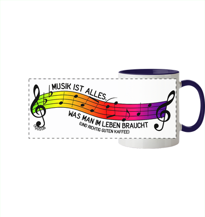 Music is all you need in life - Panorama Mug (In 6 Colors)