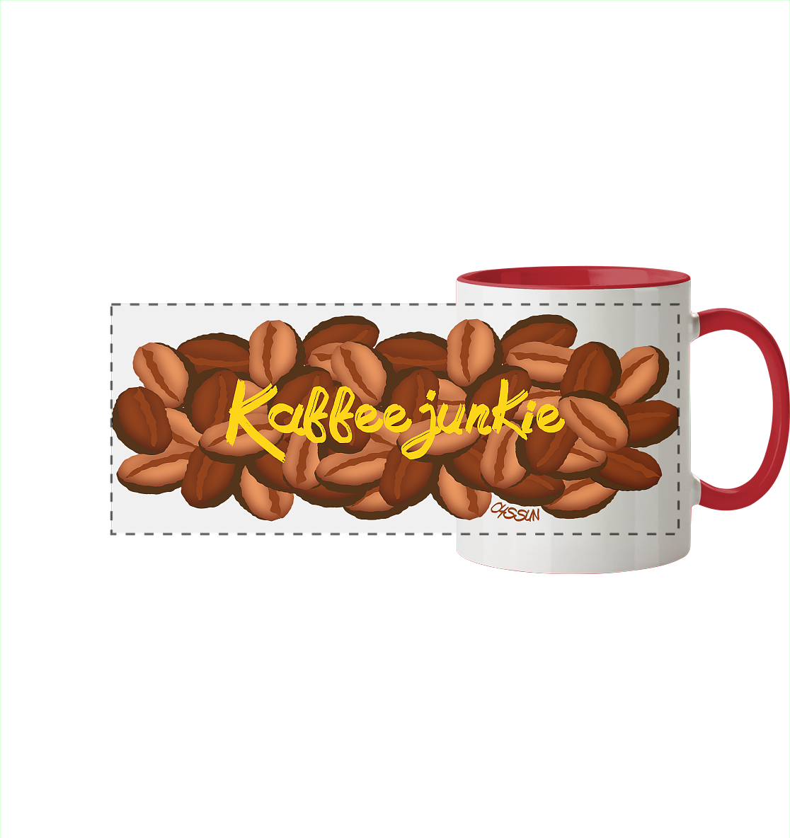 Kaffeejunkie - Panorama Mug (In 5 Colors)