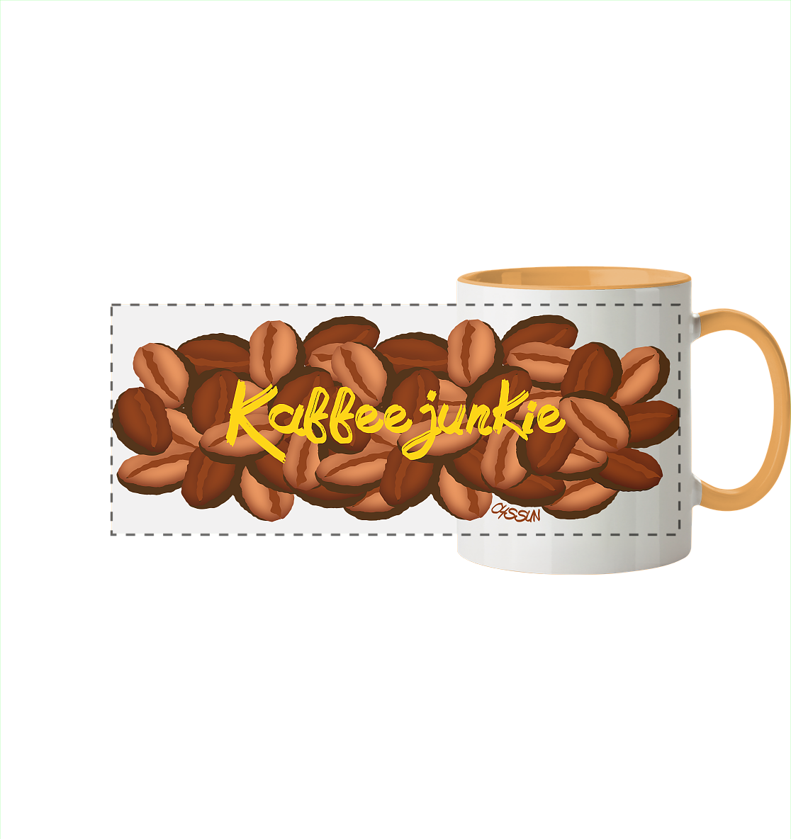 Kaffeejunkie - Panorama Mug (In 5 Colors)