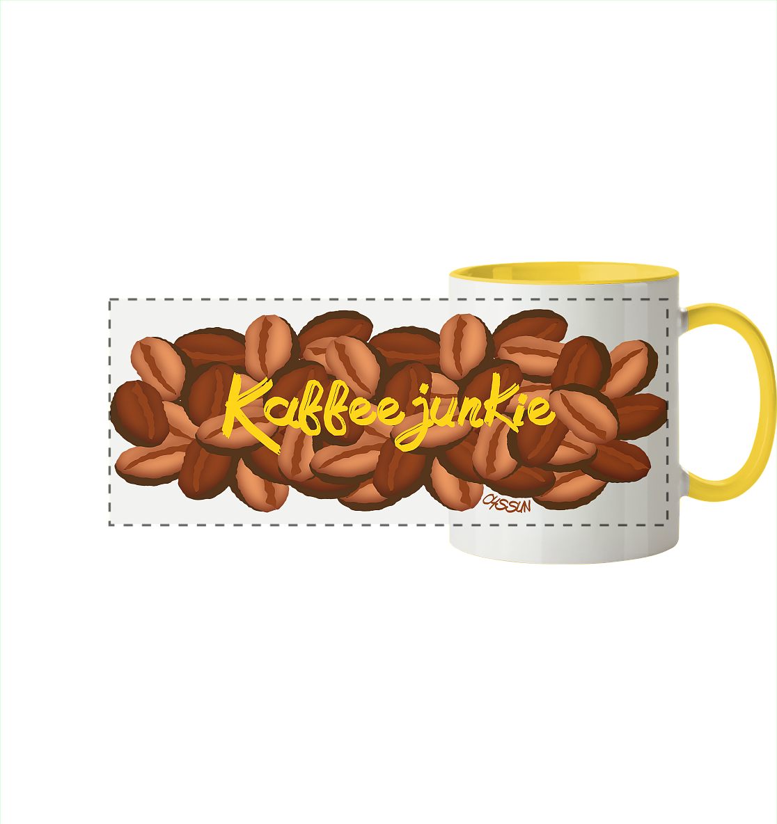 Kaffeejunkie - Panorama Mug (In 5 Colors)