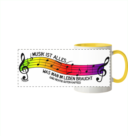 Music is all you need in life - Panorama Mug (In 6 Colors)