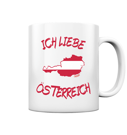 Ich liebe Österreich - Tasse (In 3 Farben)