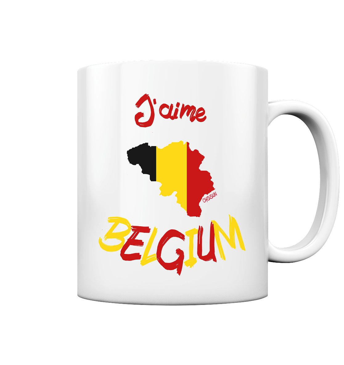 Ich liebe Belgien - Tasse (In 7 Farben)