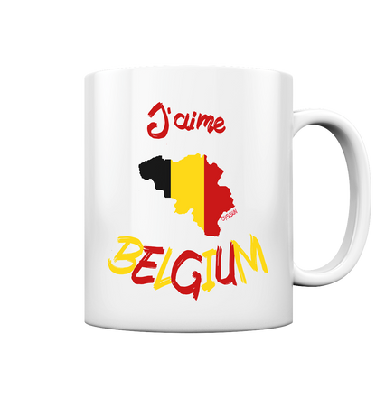 Ich liebe Belgien - Tasse (In 7 Farben)