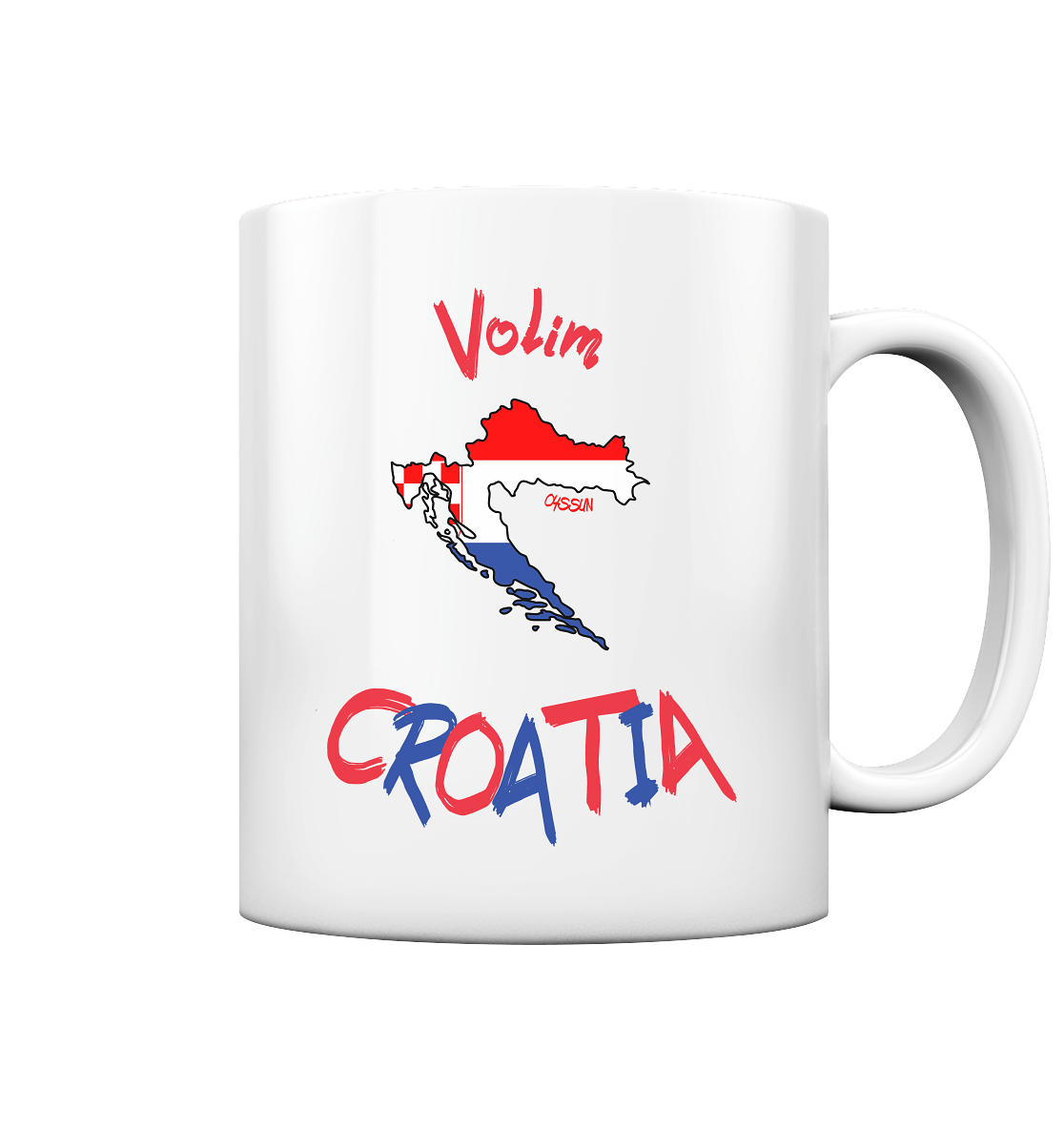 Ich liebe Kroatien - Tasse (In 6 Farben)