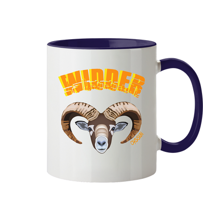 Zodiac sign Aries - two-tone mug