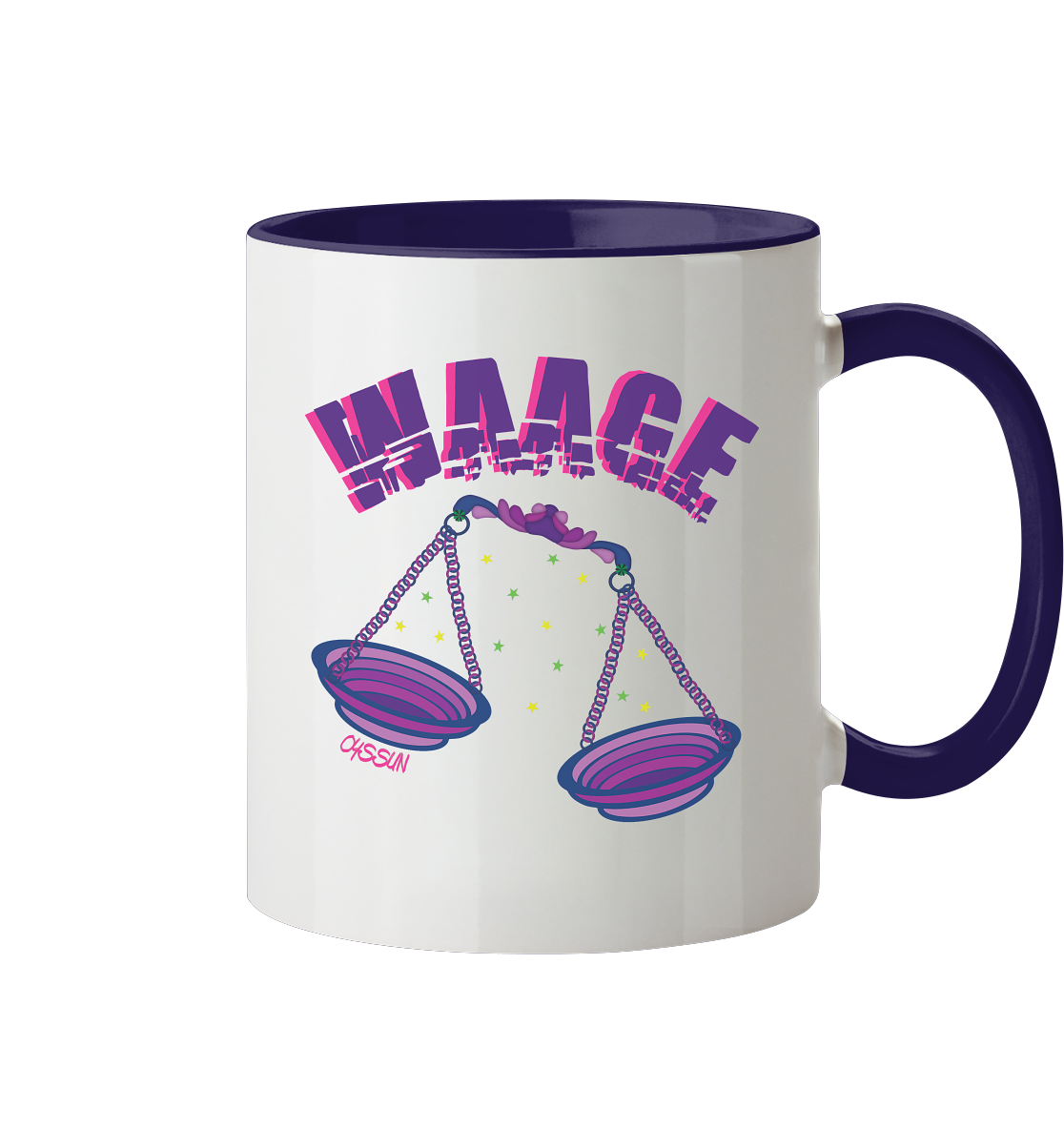 Sternzeichen Waage - Tasse (In 6 Farben)