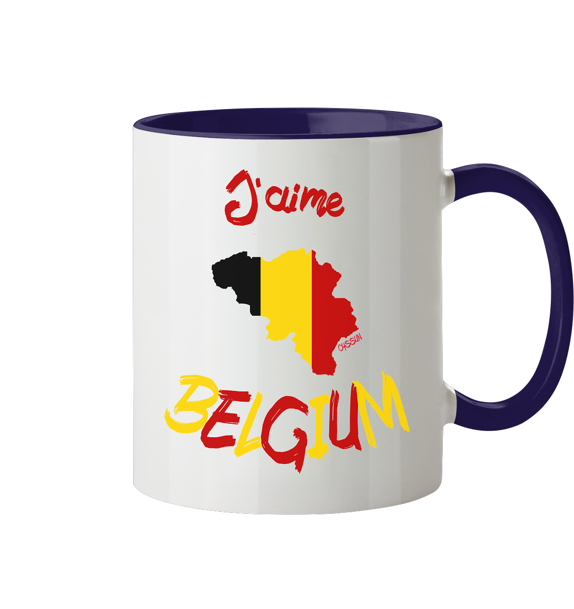 Ich liebe Belgien - Tasse (In 7 Farben)