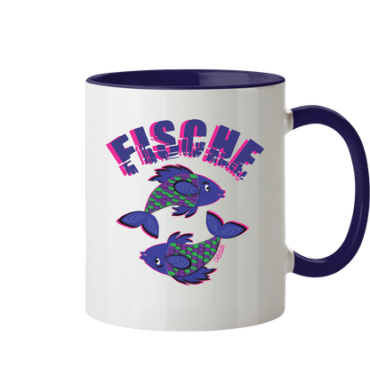 Sternzeichen Fische - Tasse (In 4 Farben)