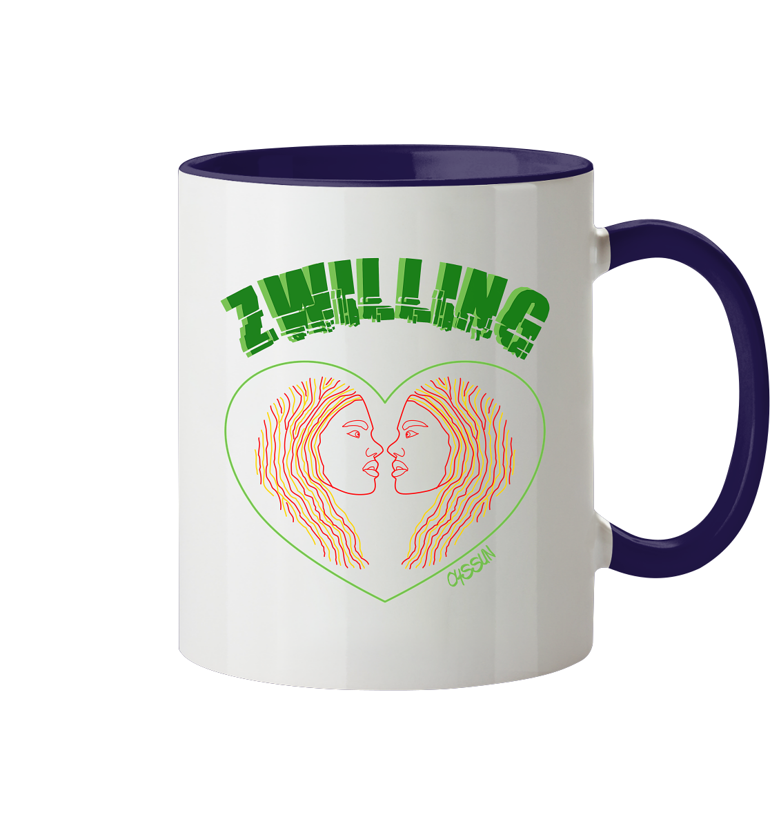 Sternzeichen Zwilling - Tasse (In 5 Farben)