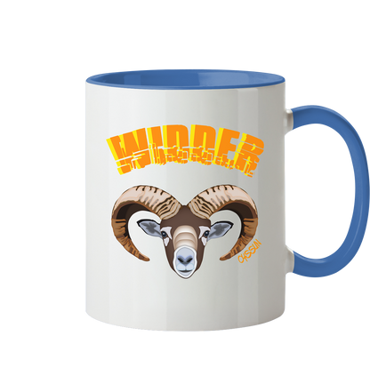 Zodiac sign Aries - two-tone mug