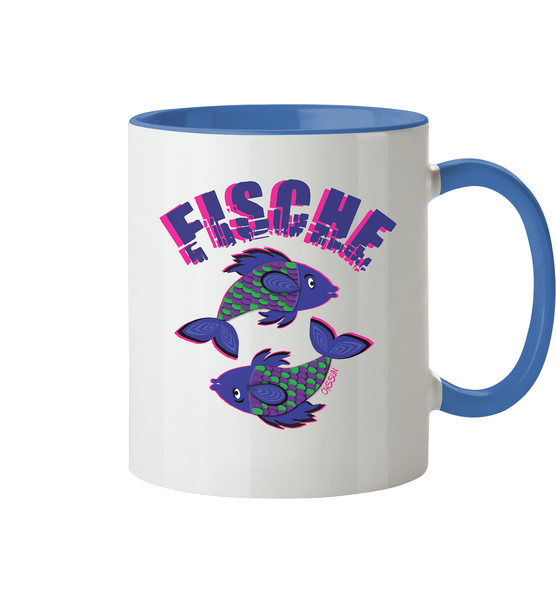 Sternzeichen Fische - Tasse (In 4 Farben)