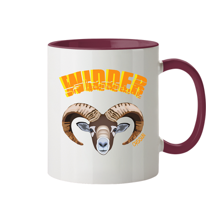 Zodiac sign Aries - two-tone mug